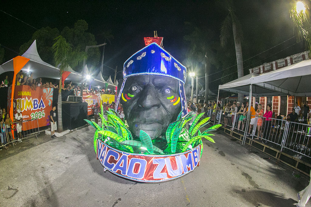 Nação Zumbi é o campeão do Carnaval de Corumbá 2024