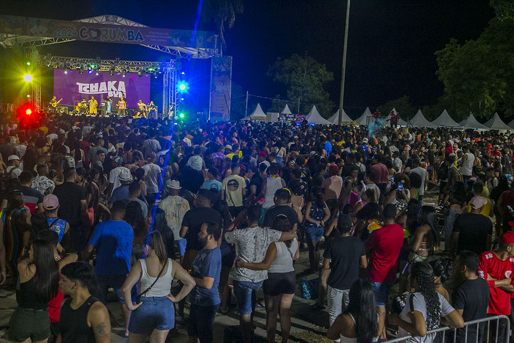 Show nacional do Tchakabum encerra em grande estilo o Carnaval de Corumbá 2024