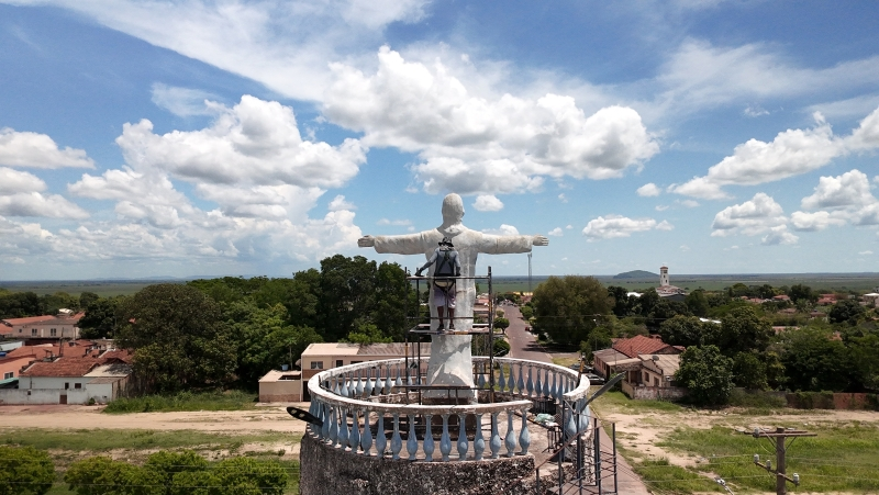 Obras no Cristo de Ladário evidenciam compromisso com a preservação cultural
