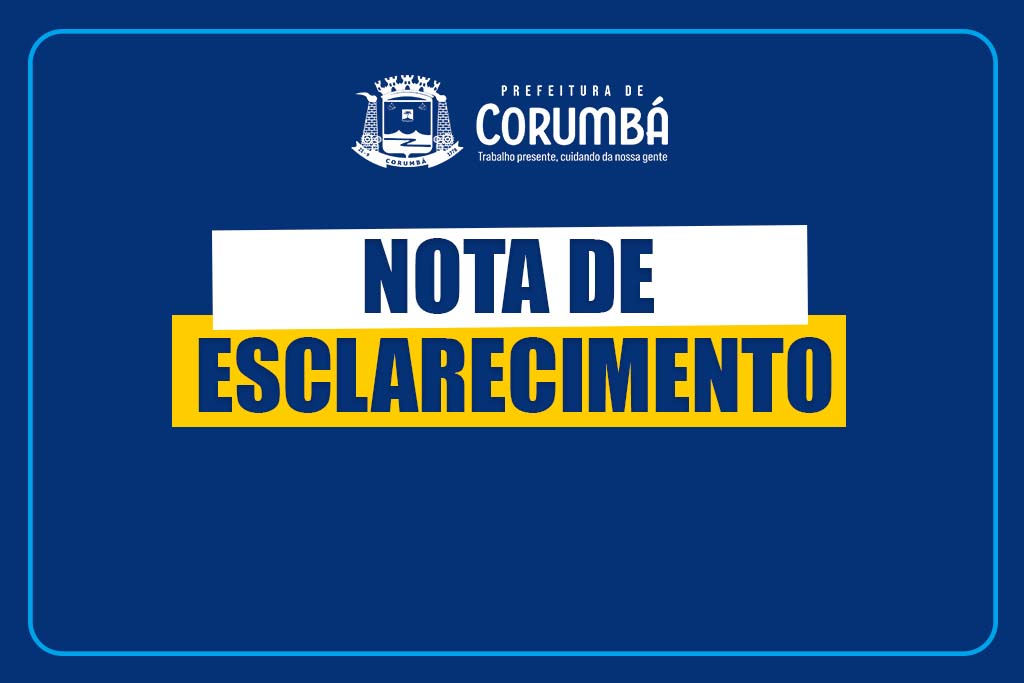 Prefeitura de Corumbá esclarece sobre ação do MP referente a contrato de credenciamento médico