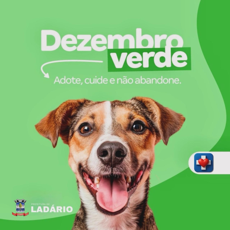 Secretaria de Saúde de Ladário alerta para combate ao abandono de animais durante o Dezembro Verde